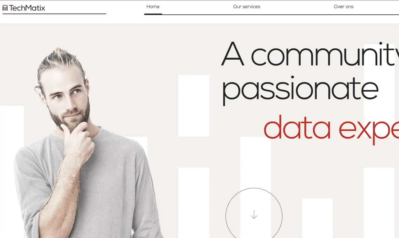 TechMatix website homepage screenshot